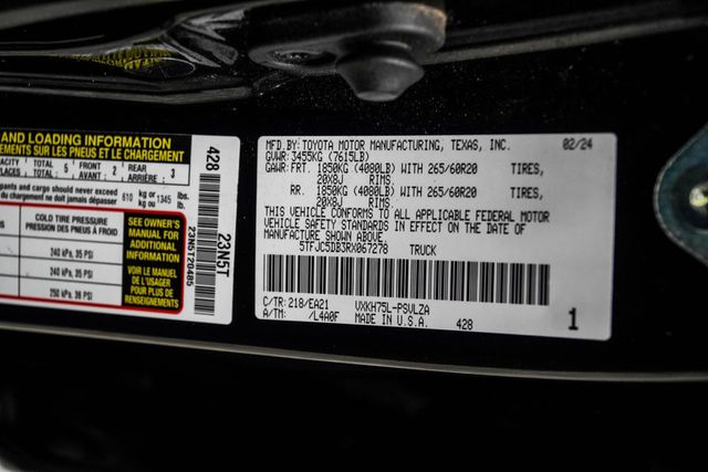 2024 Toyota Tundra 4WD Limited Hybrid CrewMax 5.5' Bed - 23030547 - 42