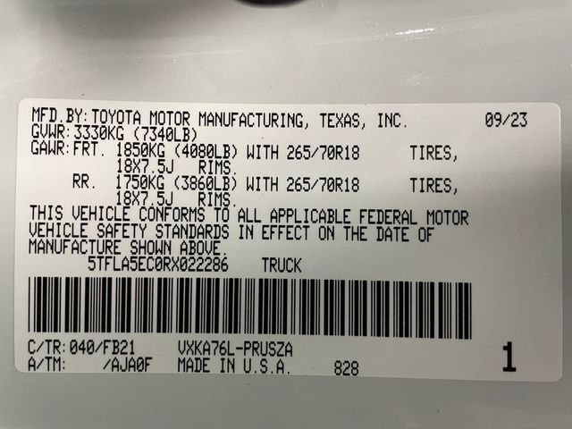 2024 Toyota Tundra 4WD SR5 CrewMax 6.5' Bed - 22981508 - 55