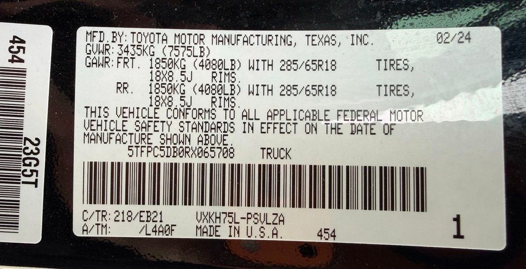 2024 Toyota Tundra 4WD TRD Pro Hybrid CrewMax 5.5' Bed - 22990106 - 40