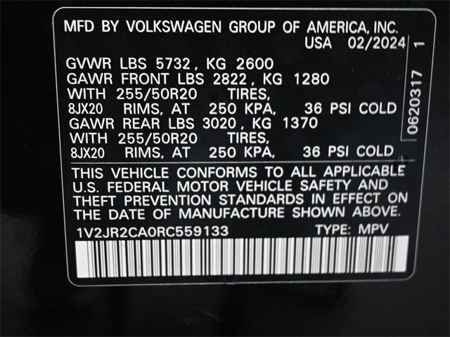 2024 Volkswagen Atlas 2.0T SE w/Technology FWD - 22943016 - 6
