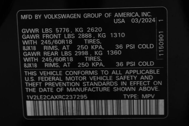 2024 Volkswagen Atlas Cross Sport 2.0T SE 4MOTION - 23058524 - 41