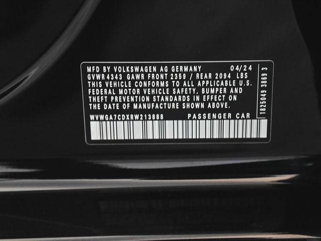 2024 Volkswagen Golf GTI 2.0T S - 22954908 - 12