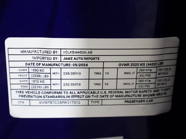 2024 Volkswagen Golf R 2.0T Manual - 23034274 - 56