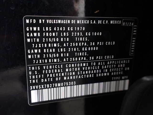 2024 Volkswagen Taos SE FWD - 23070351 - 51