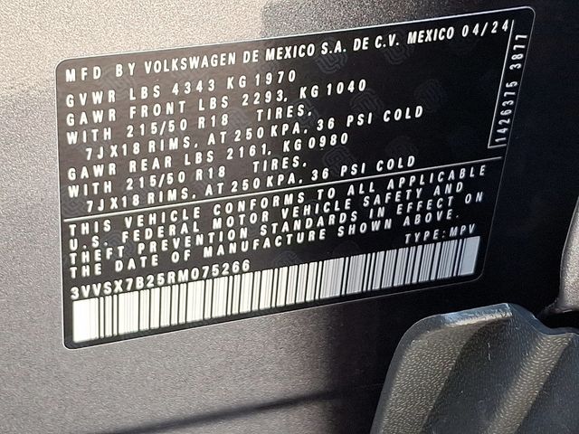 2024 Volkswagen Taos SE FWD - 22876577 - 24