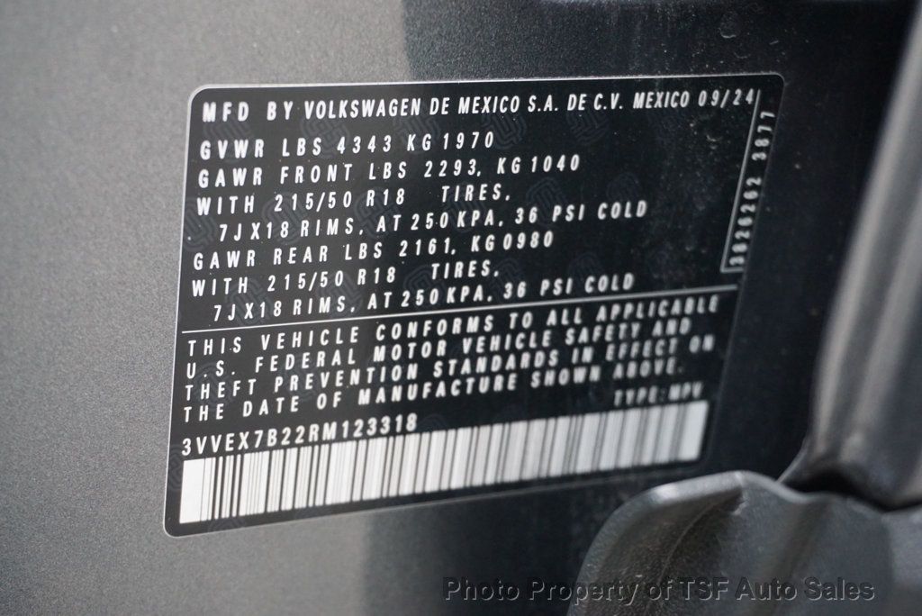 2024 Volkswagen Taos SE PANORAMIC ROOF CARPLAY REAR CAMERA LANE/BLIND SPOT ASSIST  - 22942309 - 29