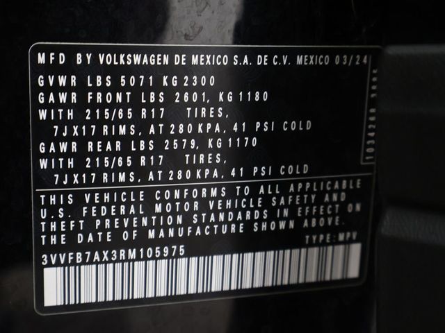 2024 Volkswagen Tiguan 2.0T S 4MOTION - 23034393 - 48