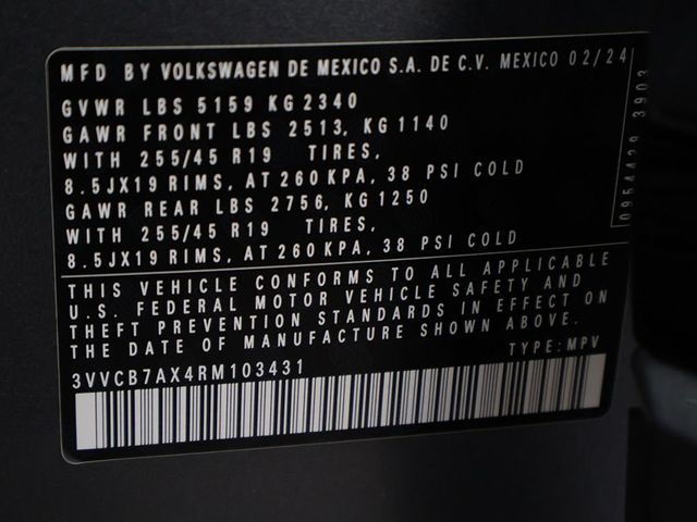 2024 Volkswagen Tiguan 2.0T SE R-Line Black FWD - 23045807 - 55