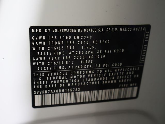 2024 Volkswagen Tiguan 2.0T S FWD - 22957734 - 52