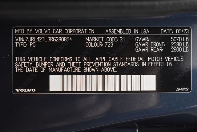 2024 Volvo S60 B5 AWD Plus Dark Theme - 22974569 - 38