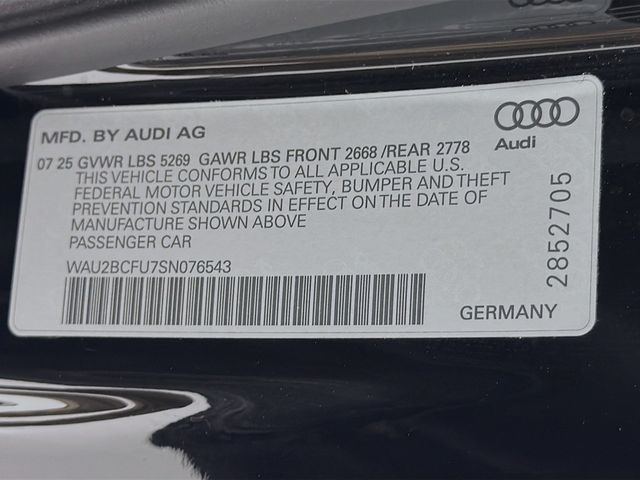 2025 Audi A5 Premium Plus 2.0 TFSI quattro - 23028838 - 33