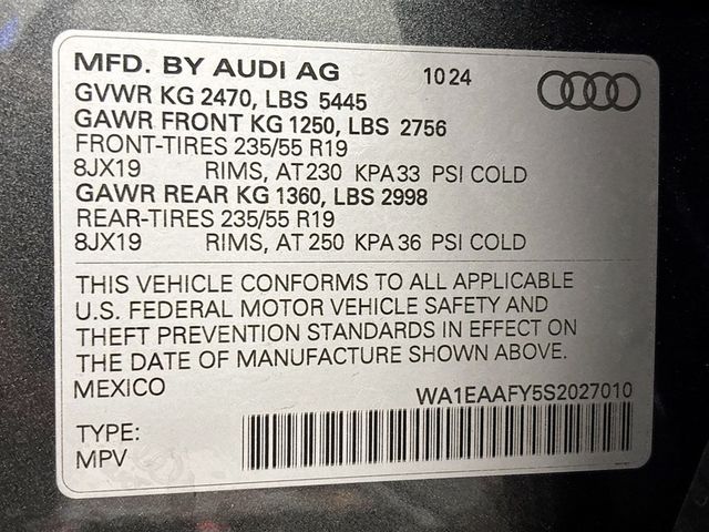 2025 Audi Q5 45 S line Premium Plus - 22993760 - 19