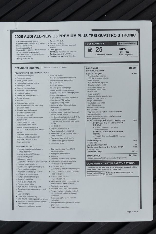 2025 Audi Q5 Premium Plus 2.0 TFSI quattro - 23001004 - 51