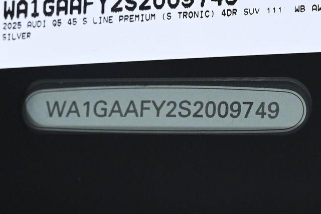 2025 Audi Q5 S line Premium 45 TFSI quattro - 22946672 - 23