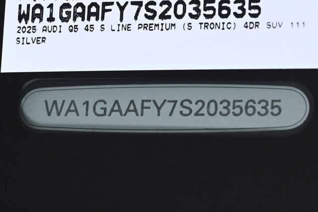 2025 Audi Q5 S line Premium 45 TFSI quattro - 22946883 - 23