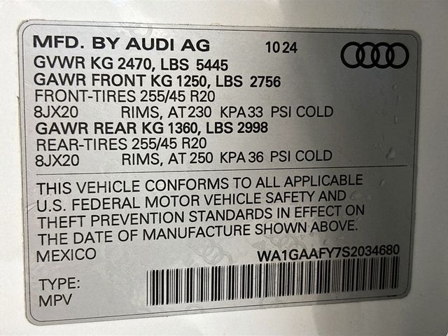 2025 Audi Q5 S line Premium 45 TFSI quattro - 22993583 - 19