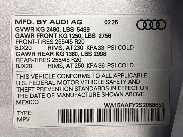 2025 Audi Q5 Sportback 45 S line Premium Plus - 22977151 - 23