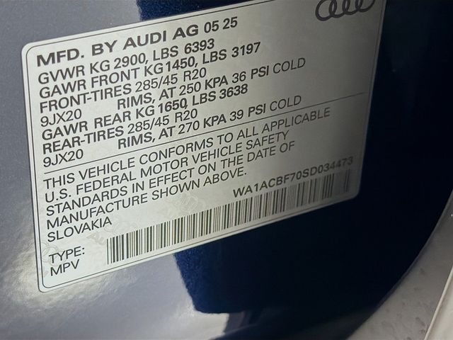 2025 Audi Q7 Premium 45 TFSI quattro - 22981009 - 35