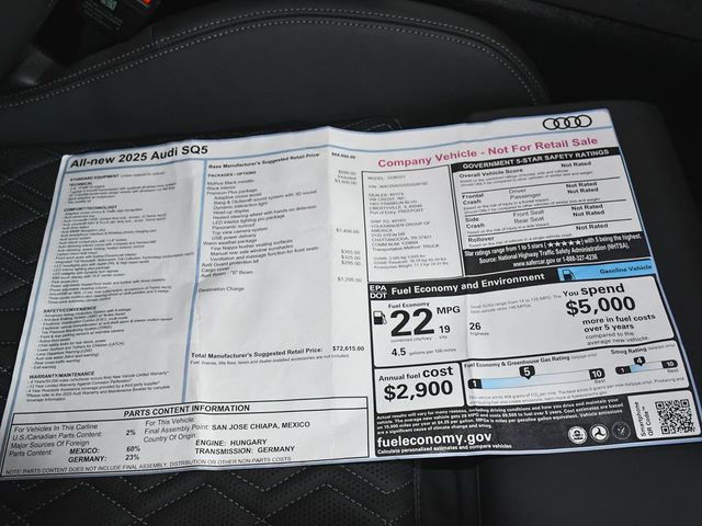 2025 Audi SQ5 3.0T Premium Plus - 23025954 - 69