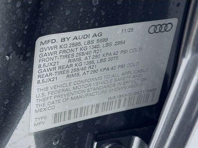 2025 Audi SQ5 Sportback Premium Plus 3.0 TFSI quattro - 22962864 - 33