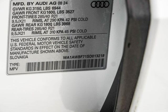 2025 Audi SQ7 Premium Plus 4.0 TFSI quattro - 22954274 - 48