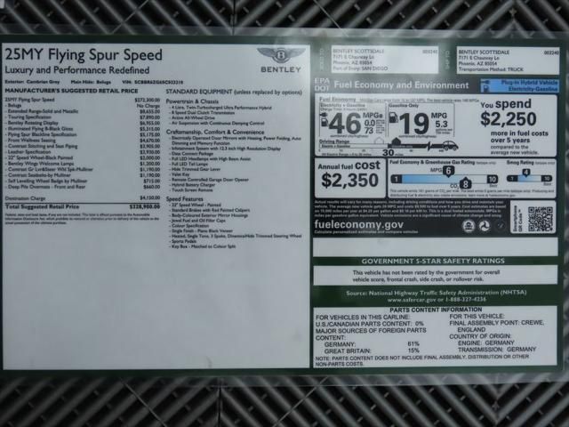 2025 Bentley Flying Spur Speed Sedan - 23010075 - 8