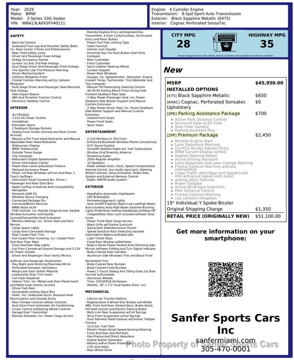 2025 BMW 3 Series 330i - 23079701 - 44