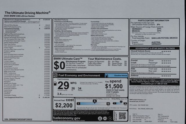 2025 BMW 3 Series 330i xDrive - 22923883 - 50