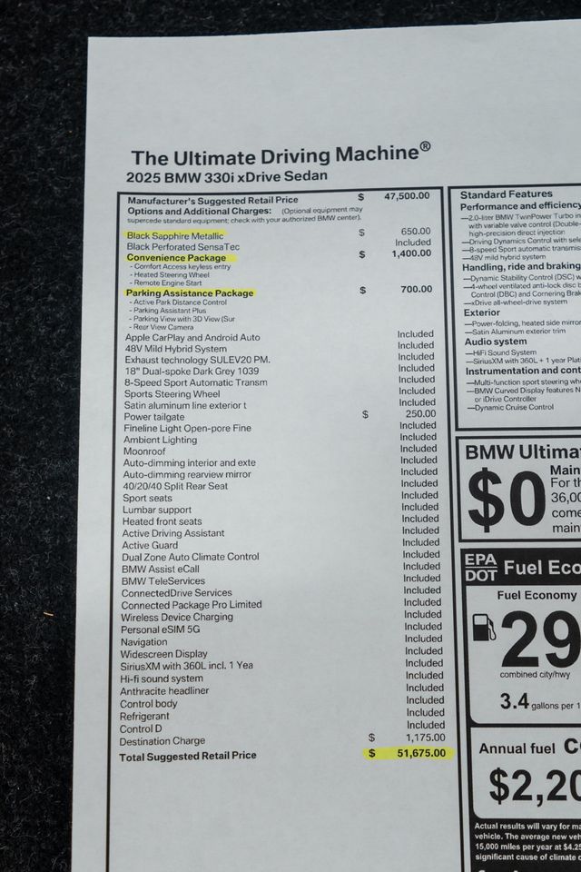 2025 BMW 3 Series 330i xDrive - 22956400 - 57
