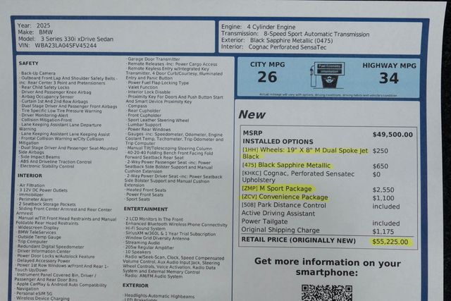 2025 BMW 3 Series 330i xDrive - 22958170 - 49