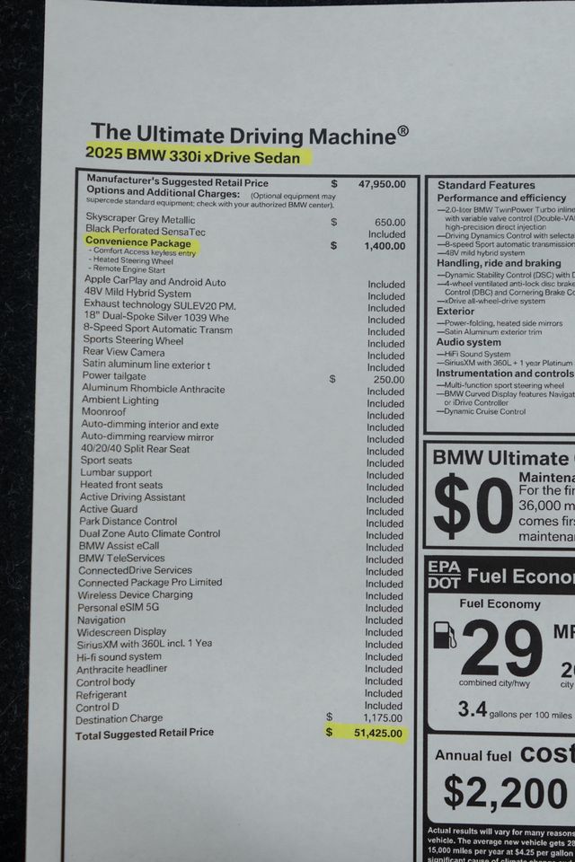2025 BMW 3 Series 330i xDrive - 22958173 - 48