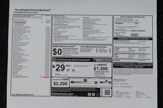 2025 BMW 3 Series 330i xDrive - 23012870 - 48