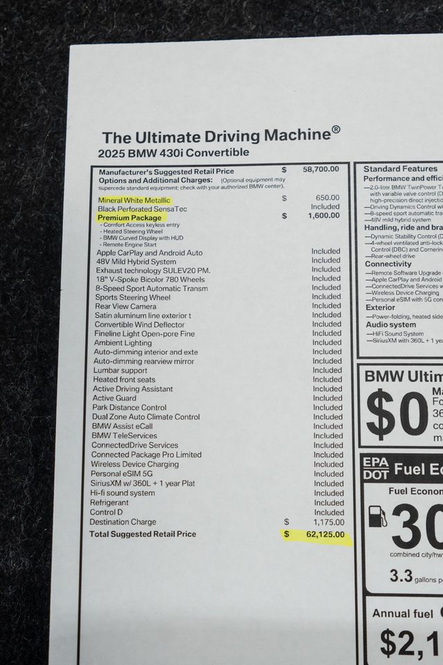 2025 BMW 4 Series 430i - 22951206 - 50