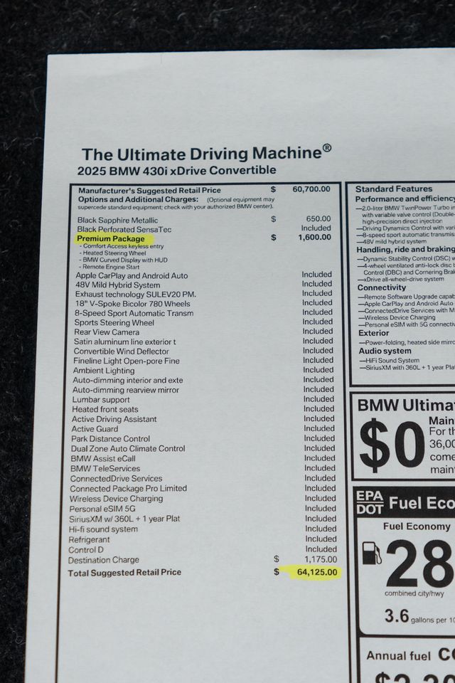 2025 BMW 4 Series 430i xDrive - 22947370 - 53