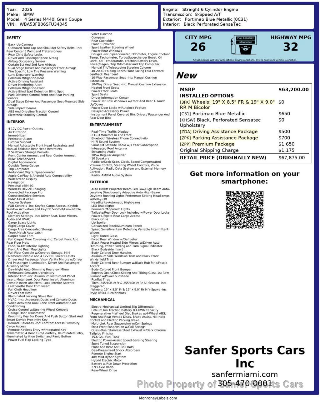 2025 BMW 4 Series M440i Gran - 22941662 - 48