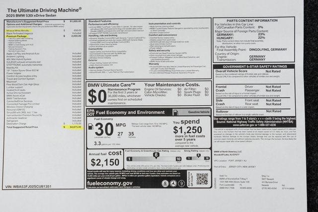2025 BMW 5 Series 530i xDrive - 22963608 - 52