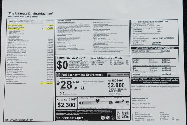 2025 BMW 5 Series 540i xDrive - 22929738 - 53