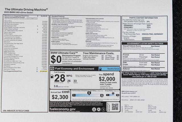 2025 BMW 5 Series 540i xDrive - 23045073 - 45