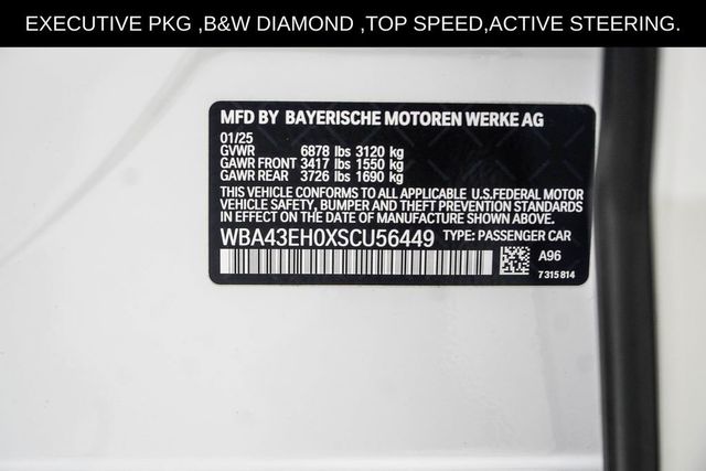 2025 BMW 7 Series 750e xDrive Plug-In Hybrid - 23060697 - 58