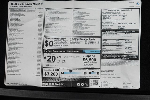2025 BMW 7 Series 760i xDrive - 23006852 - 55