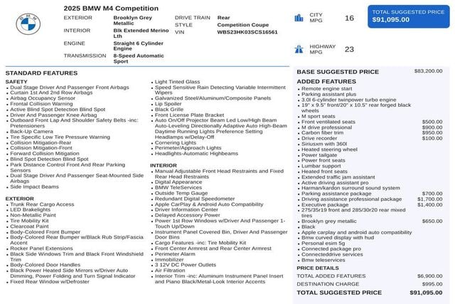 2025 BMW M4 Competition - 23080413 - 2