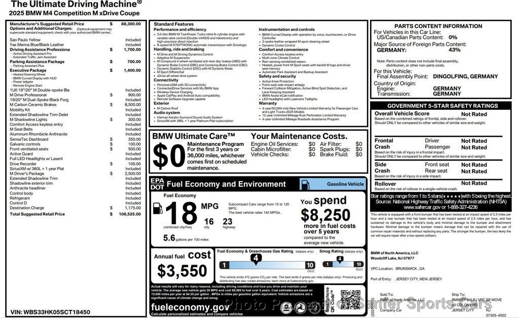 2025 BMW M4 Competition xDrive - 22962475 - 50