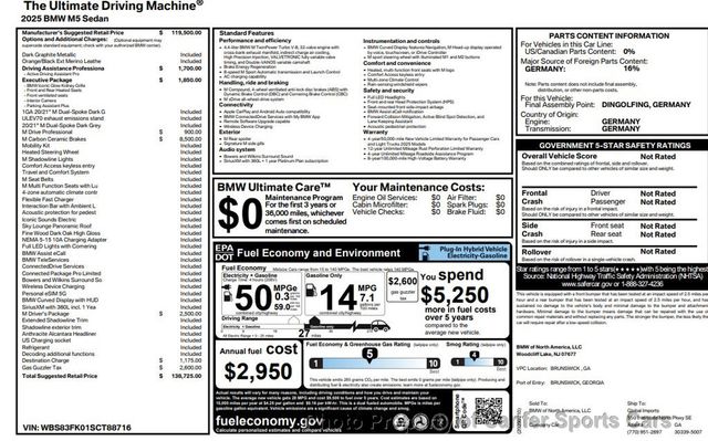 2025 BMW M5  - 23067511 - 51