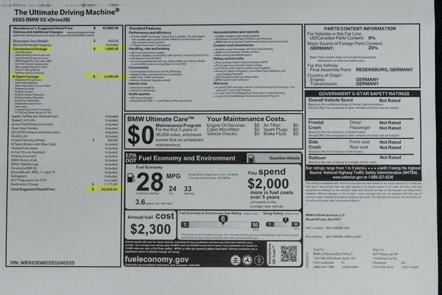 2025 BMW X2 xDrive28i Sports Activity - 22897435 - 47