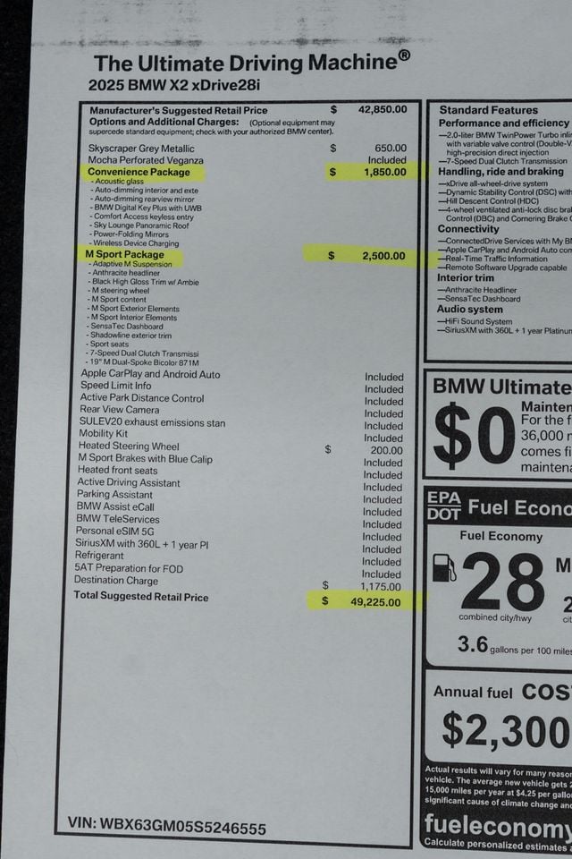 2025 BMW X2 xDrive28i Sports Activity - 22897435 - 48