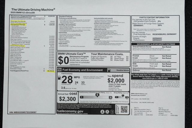 2025 BMW X2 xDrive28i Sports Activity - 22955053 - 44