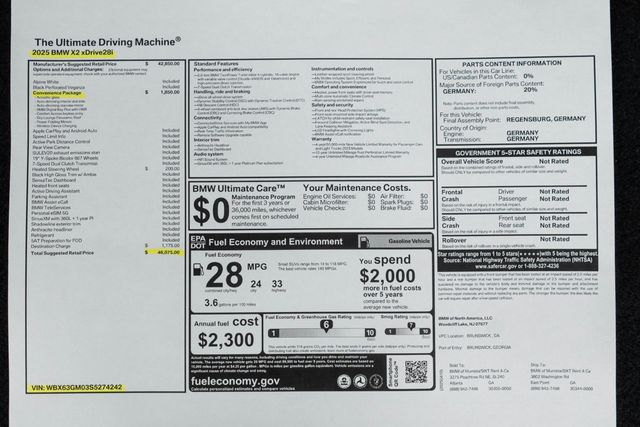 2025 BMW X2 xDrive28i Sports Activity - 22969691 - 42