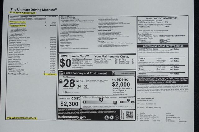 2025 BMW X2 xDrive28i Sports Activity - 22970767 - 44