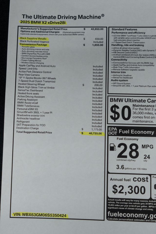 2025 BMW X2 xDrive28i Sports Activity - 22970767 - 45