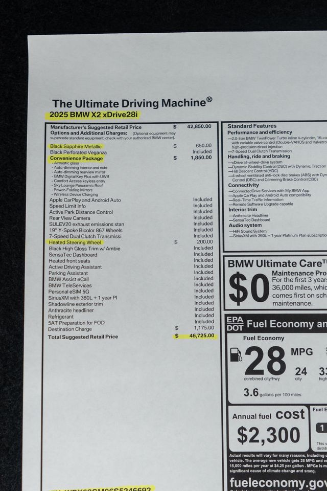 2025 BMW X2 xDrive28i Sports Activity - 22972882 - 44